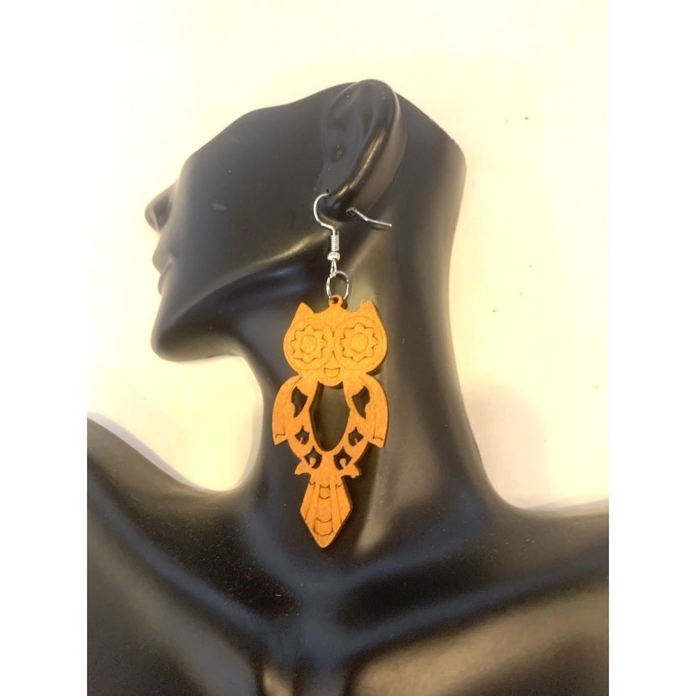 Wooden Fashion Earrings 